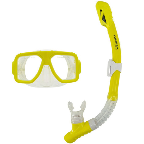 Akona Two Lens Mask & Dry Snorkel Set